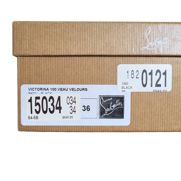 Christian Louboutin Victorina 100 Flame Pumps Black 36 - Picture 14 of 16